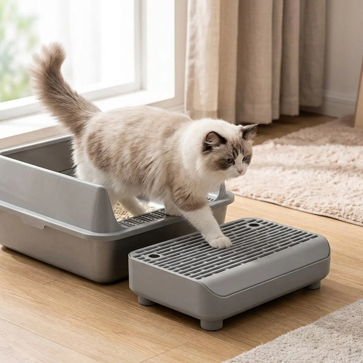 Tapis Attrape-Litière Chat