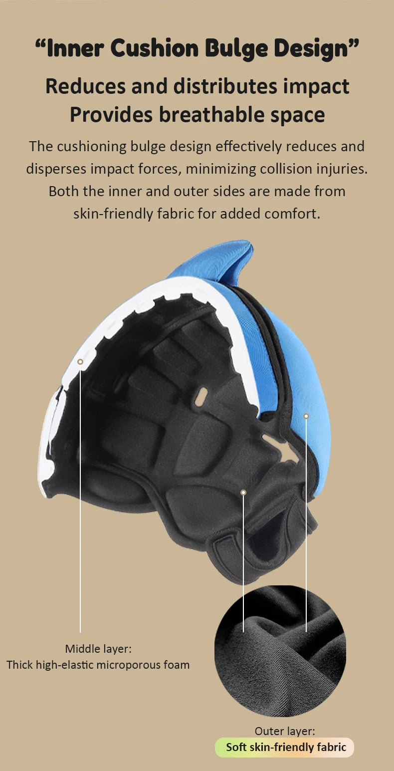 Casque Doux Anti-Chocs Bébé
