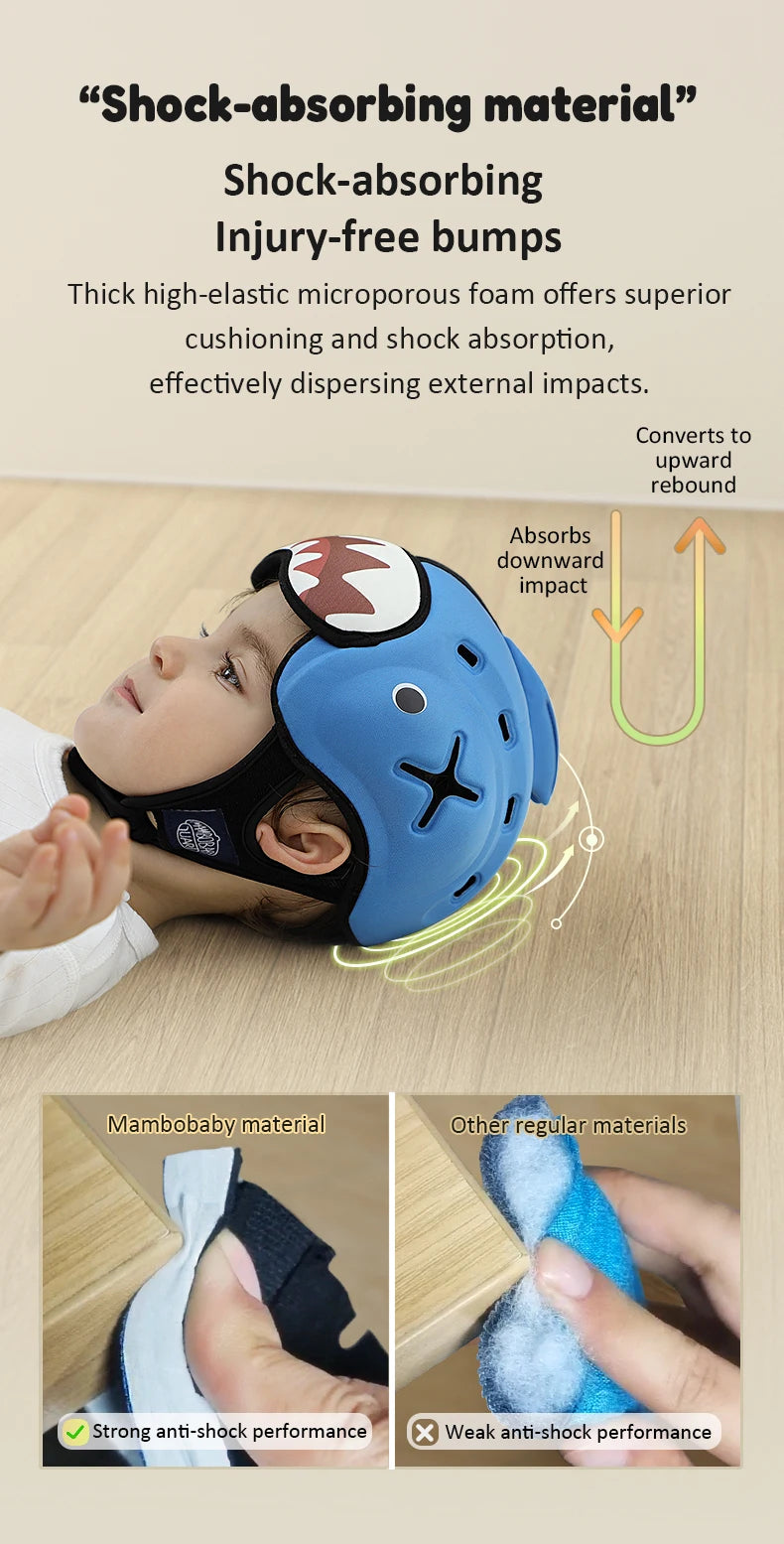 Casque Doux Anti-Chocs Bébé