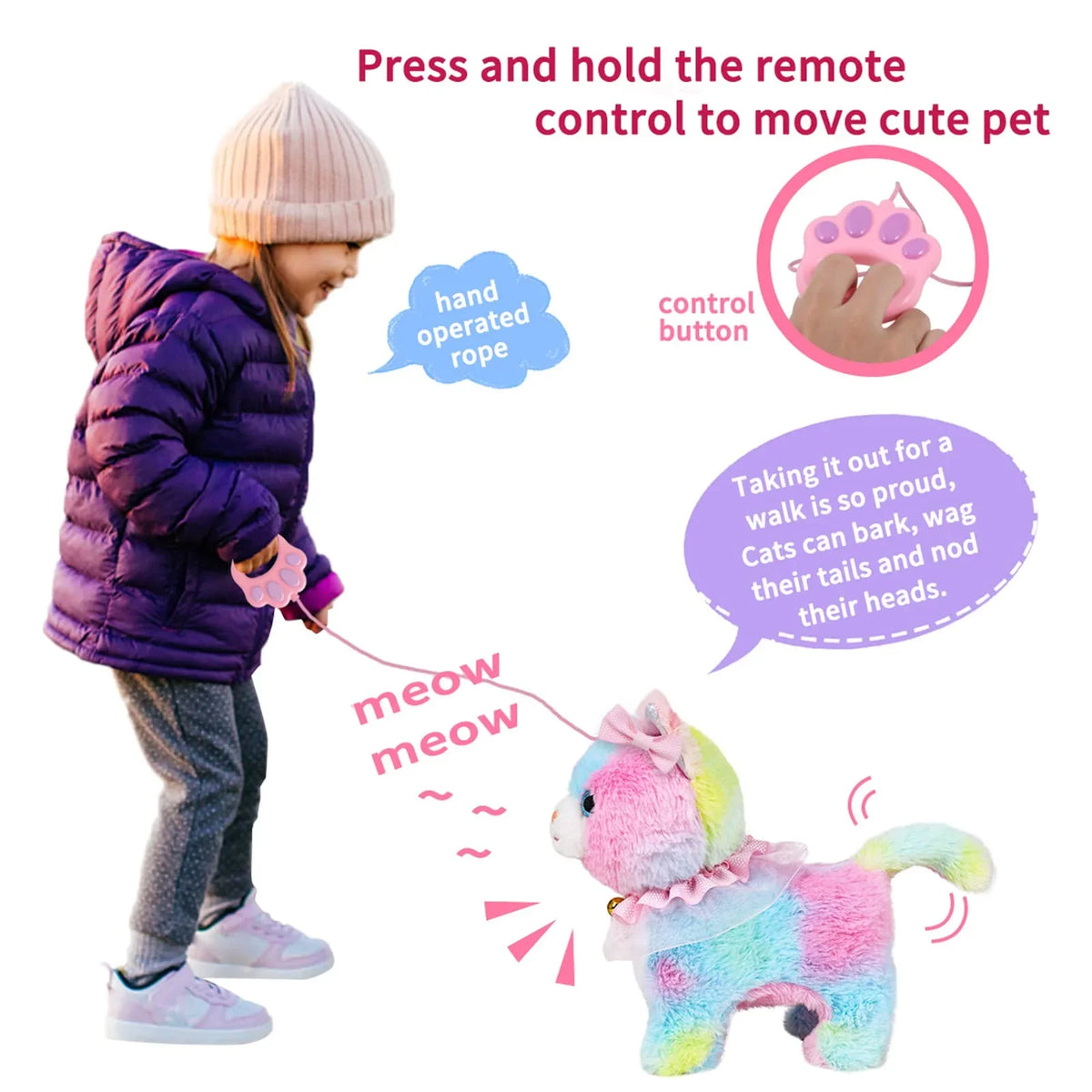 Jouet  mignon Interactif pour chat