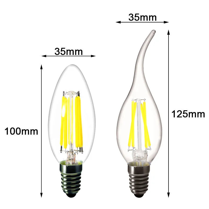 Ampoules LED Filament C35