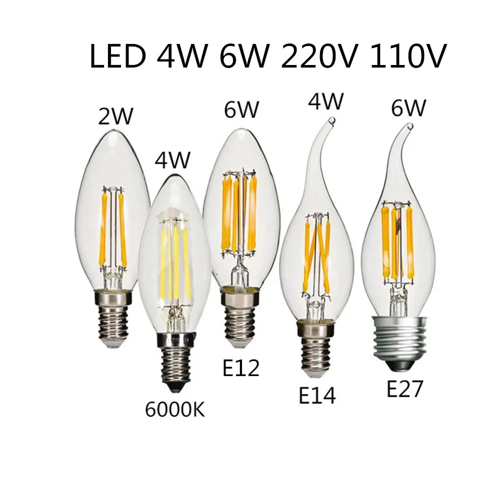 Ampoules LED Filament C35