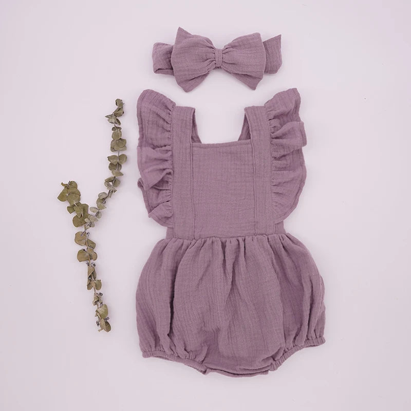 Barboteuse Bébé Rose Poudré