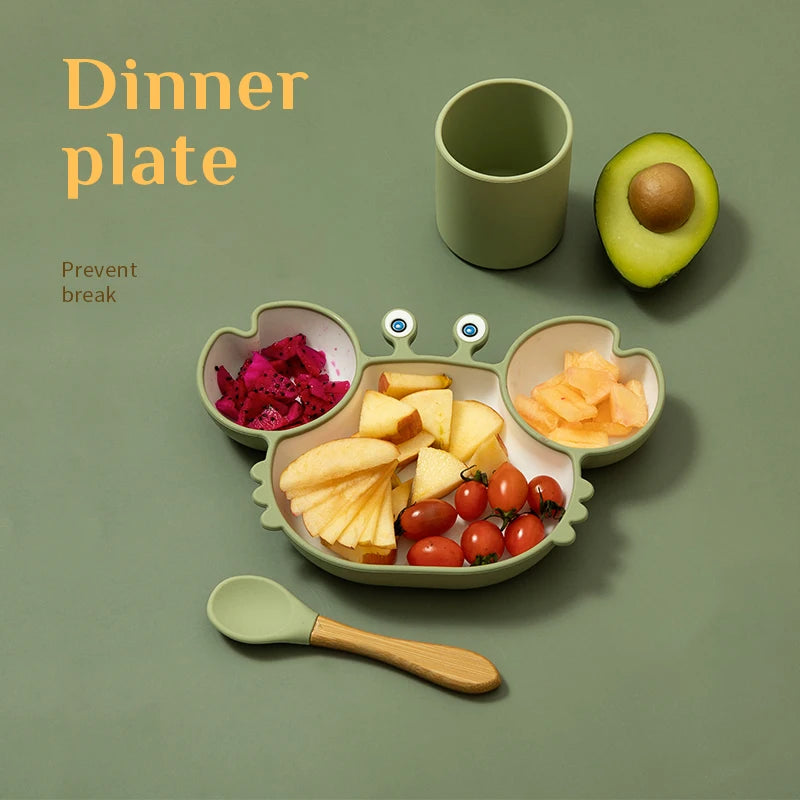 Assiette Bébé Anti-Dérapante