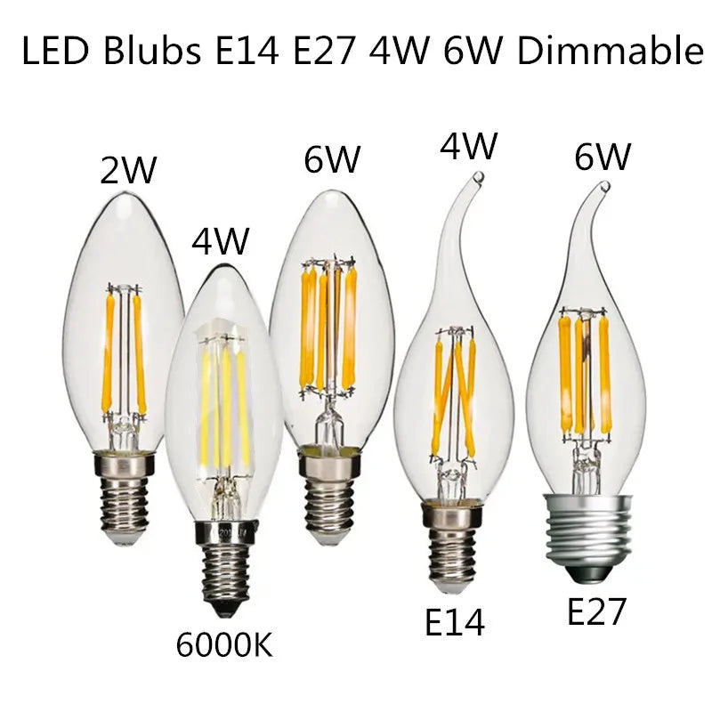 Ampoules LED Filament C35
