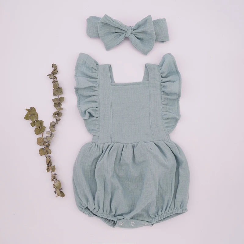 Barboteuse Bébé Rose Poudré