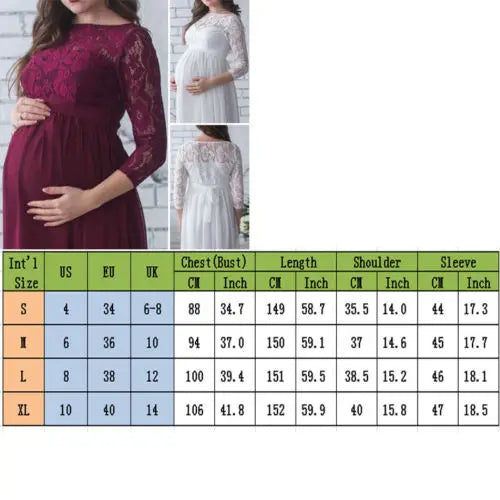 Robe Maternité Dentelle Photo
