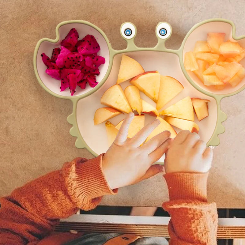 Assiette Bébé Anti-Dérapante