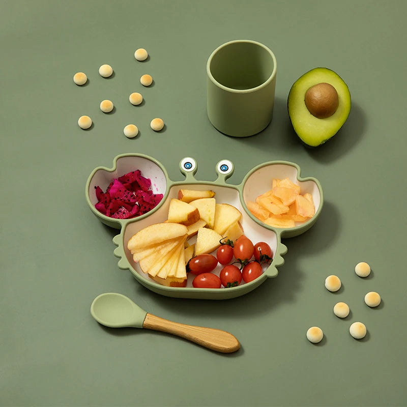 Assiette Bébé Anti-Dérapante