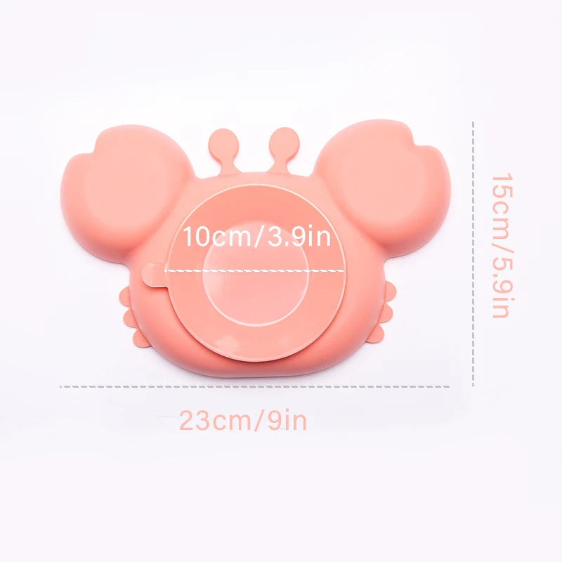 Assiette Bébé Anti-Dérapante