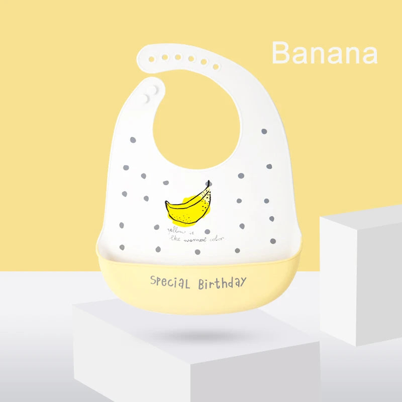 Bavoir Silicone Banane