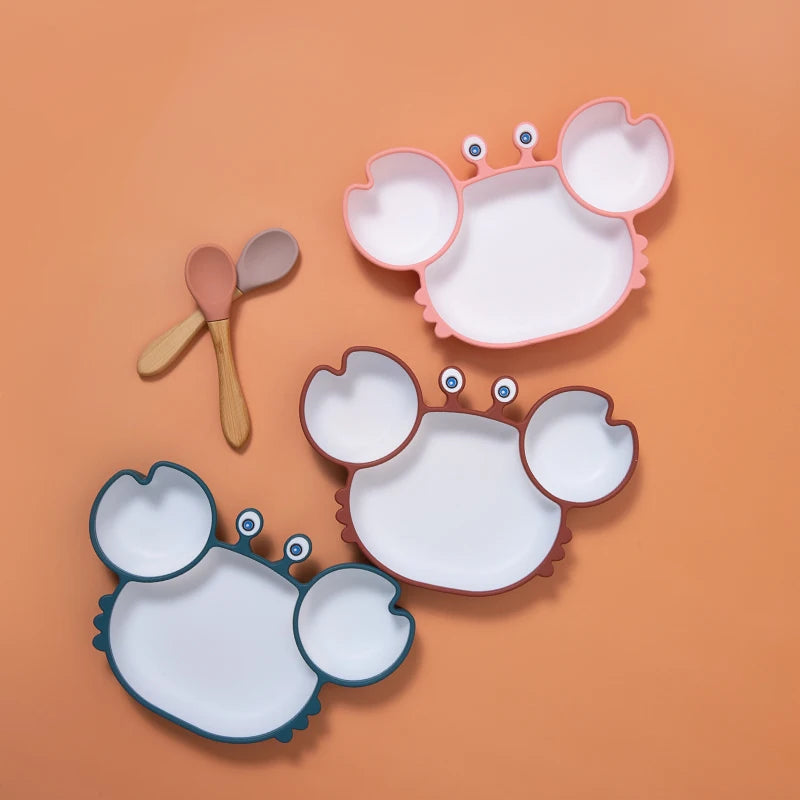 Assiette Bébé Anti-Dérapante