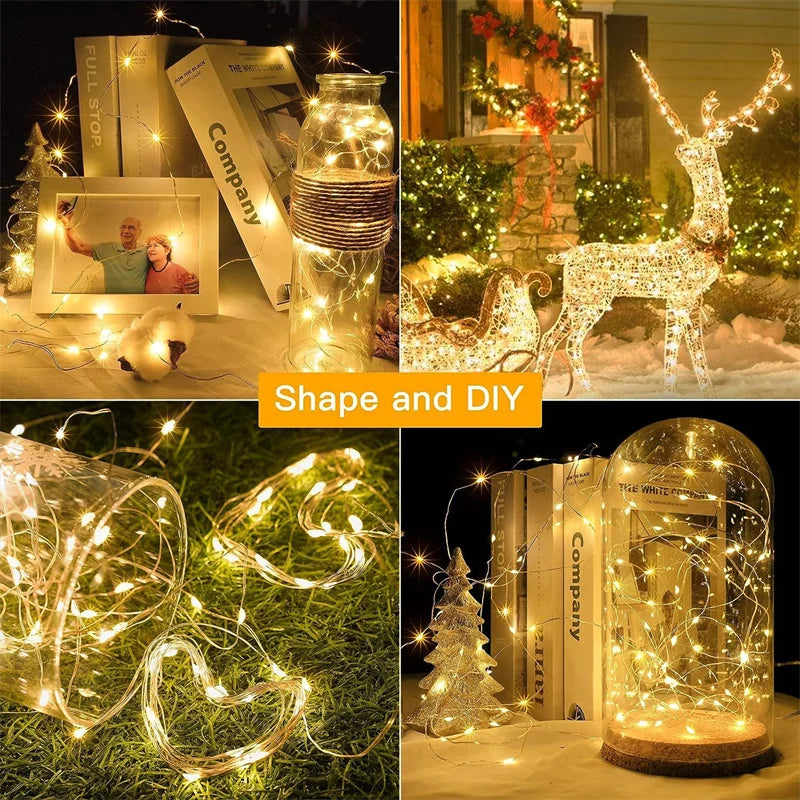 Guirlande Rideau LED Maison