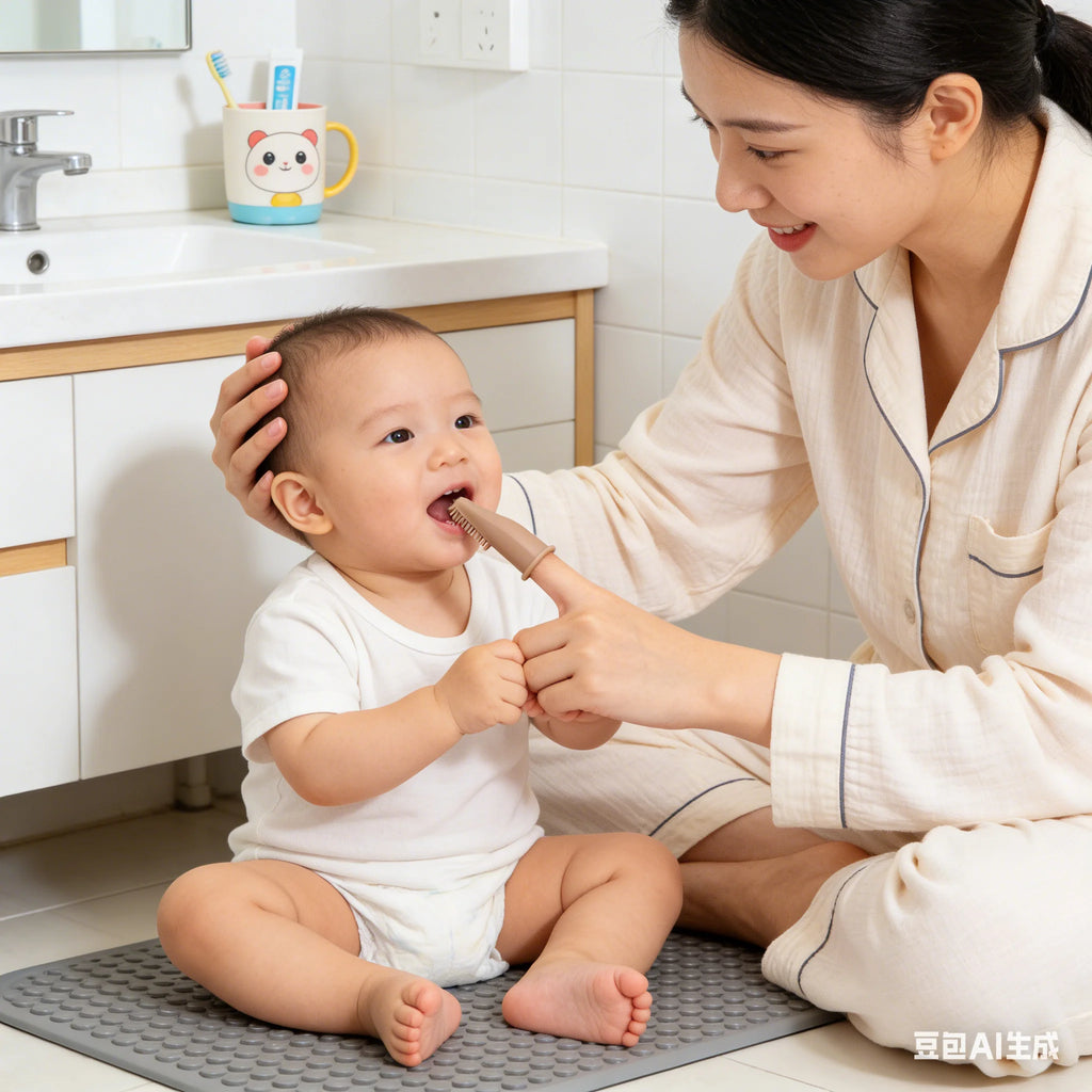 Baby Oral Care Finger Toothbrush Soft Silicone Teething Toy Gum Cleaning Brush Infant Dental Health Supplies Newborn And Toddler