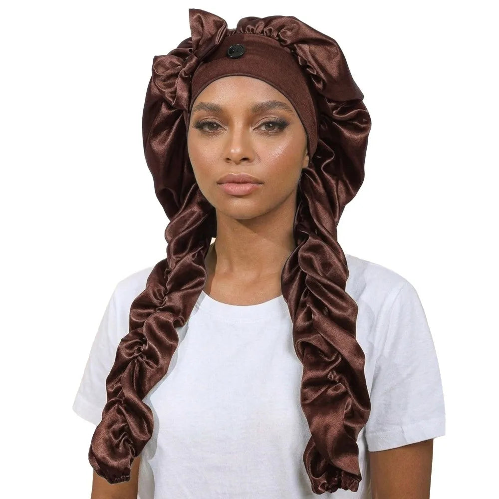 Bonnet Satin Boucles Sans Chaleur