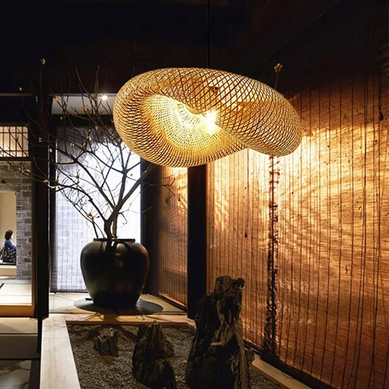 Suspension Bambou Artisanale