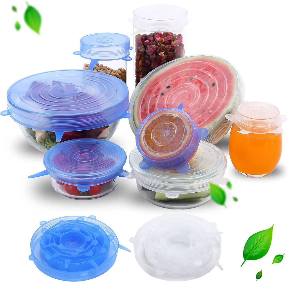 Couvercles Silicone Réutilisables