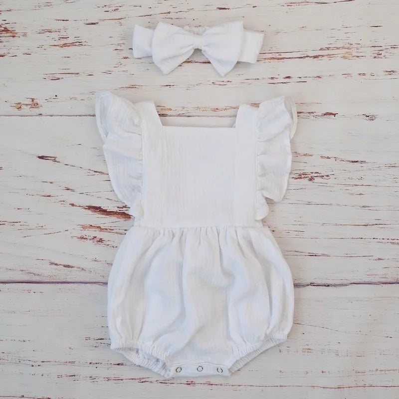 Barboteuse Bébé Rose Poudré