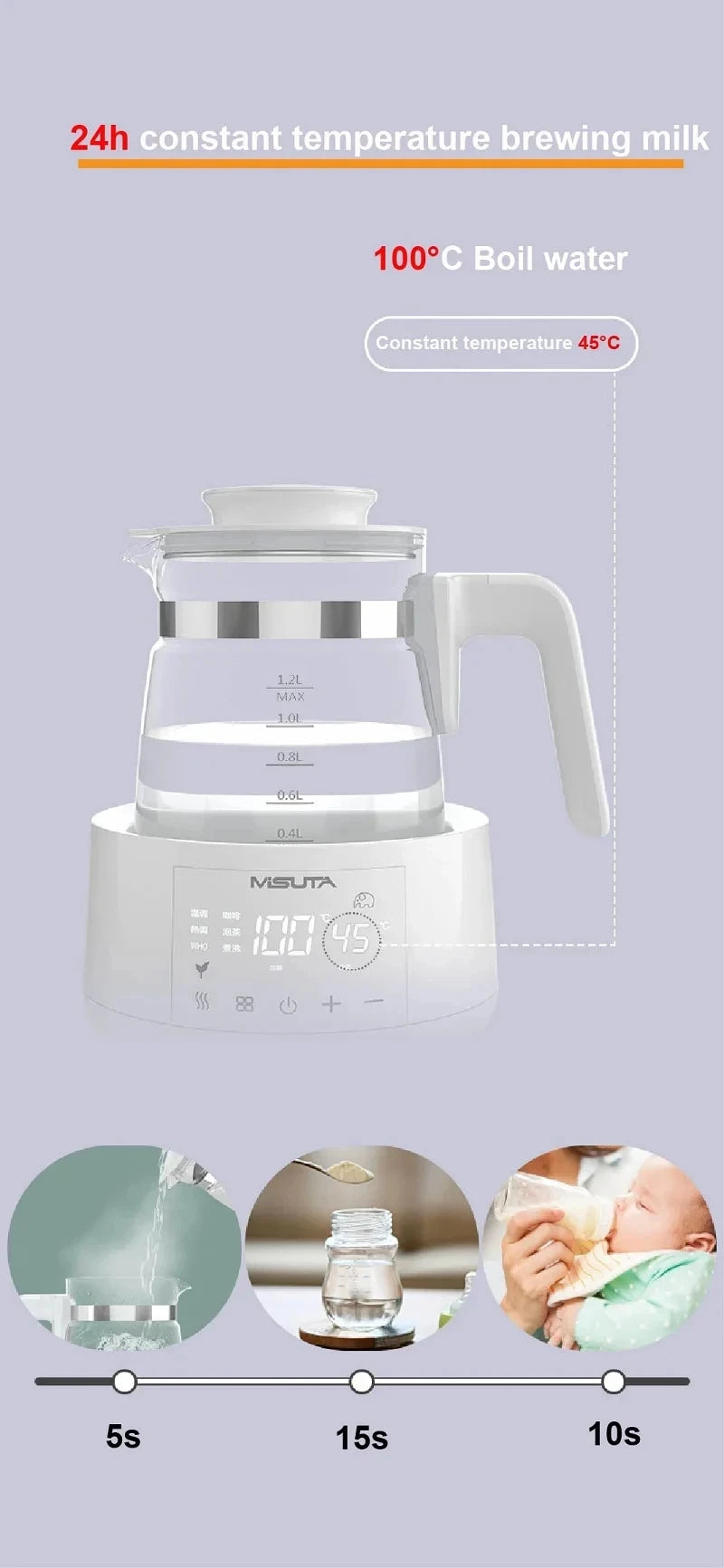Chauffe-Lait Intelligent
