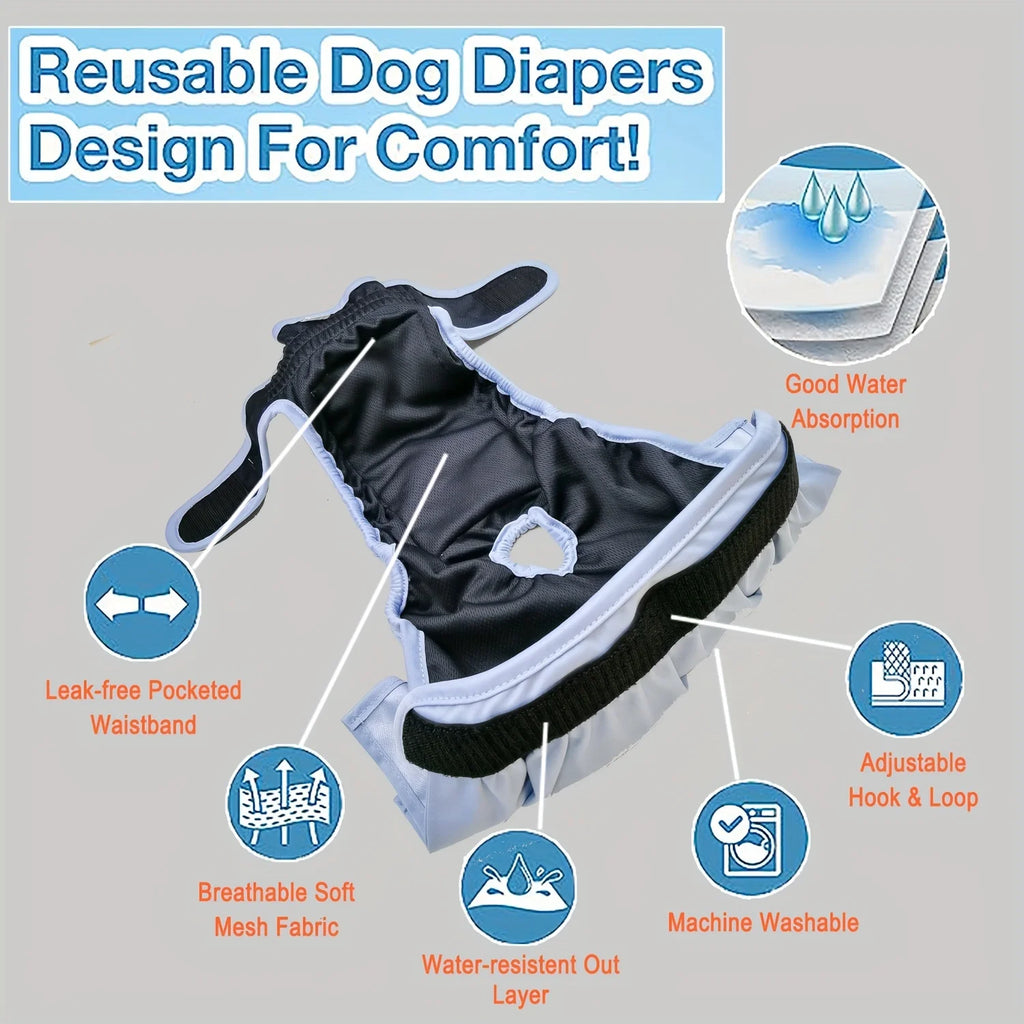 Culotte Lavable Pour Chienne
