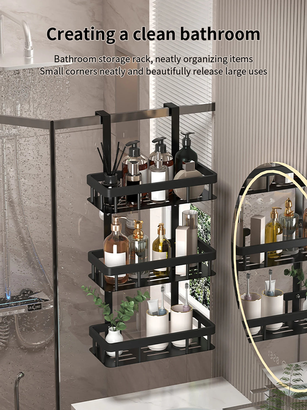 Étagère Douche Sans Perçage