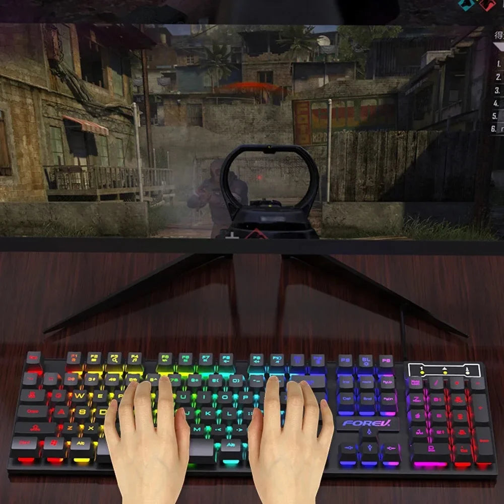 Clavier Mécanique Gaming Lumineux
