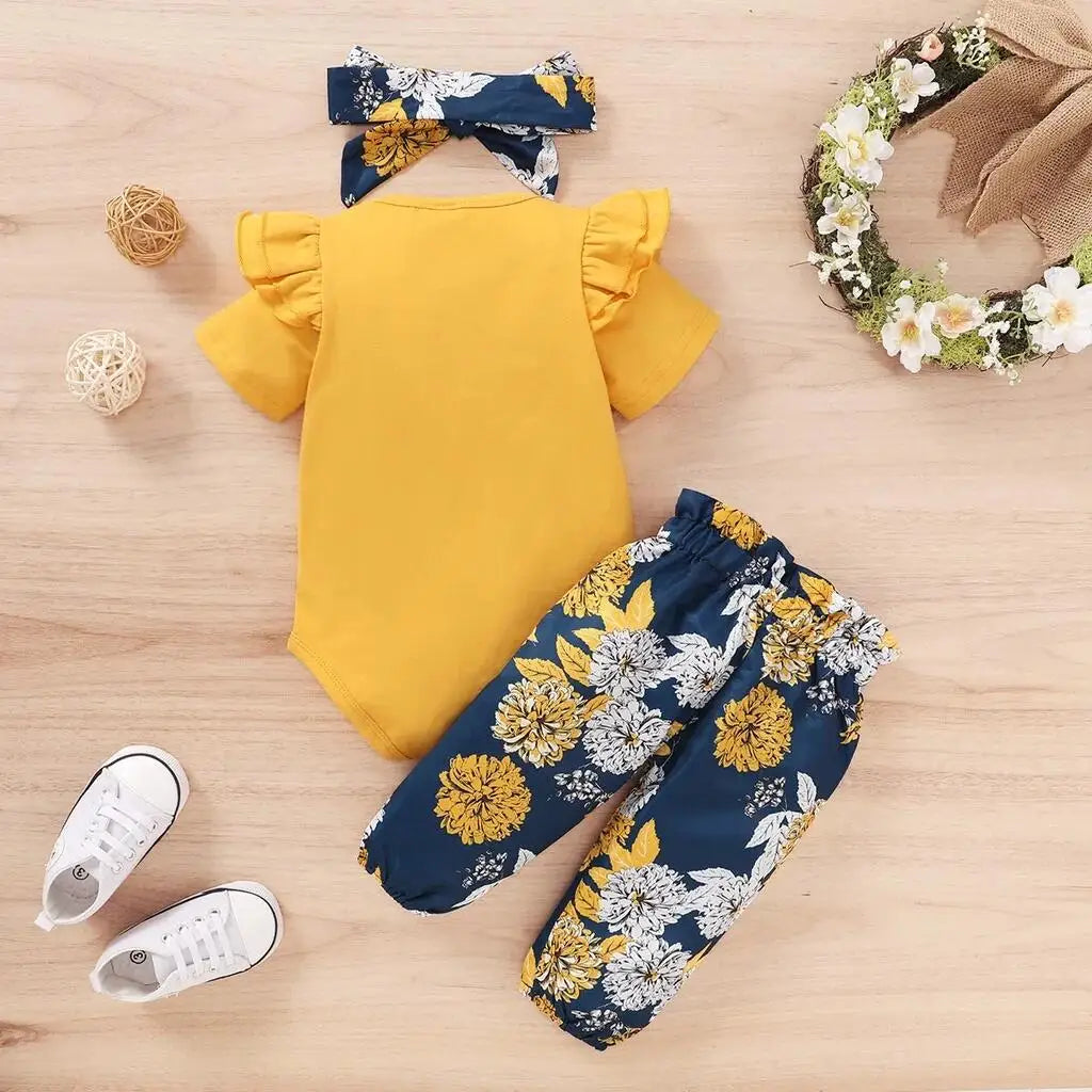 Ensemble Floral Petite Princesse