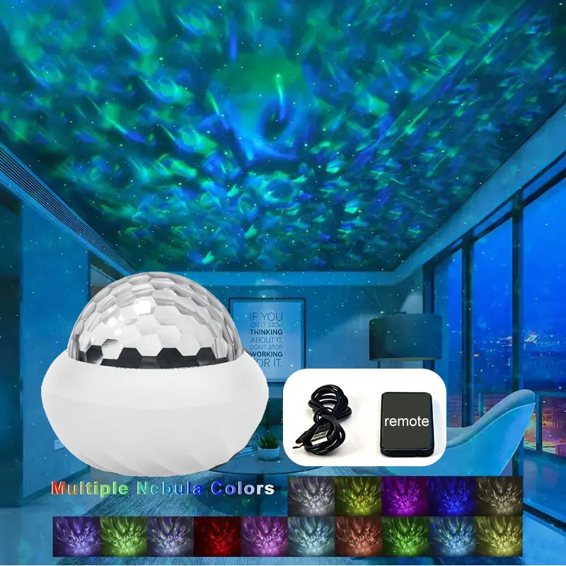 Projecteur Aurore Boréale RGB