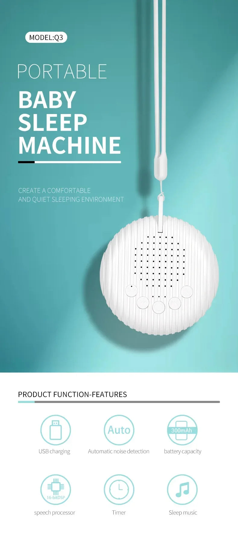 Machine Bruit Blanc Bébé