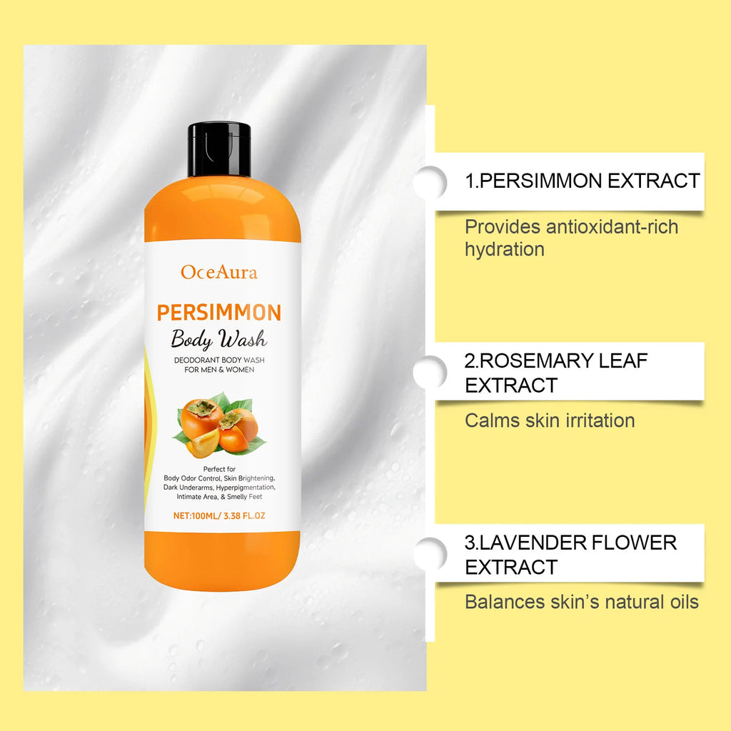 Gel Douche Éclat au Kaki