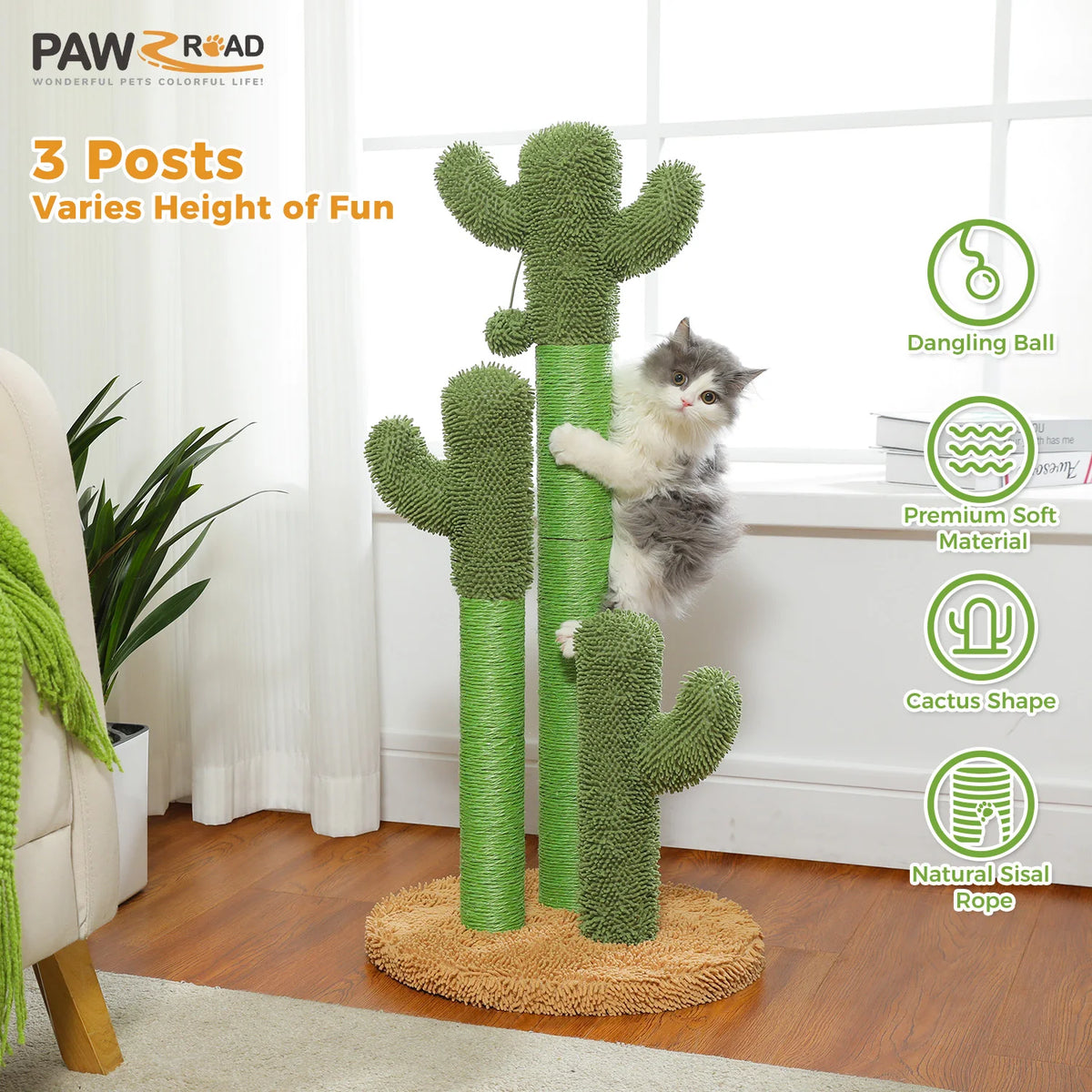 Griffoir Cactus Pour Chat