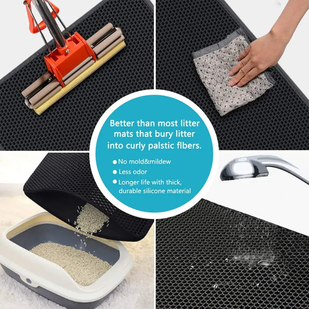 Tapis Litière Double Couche