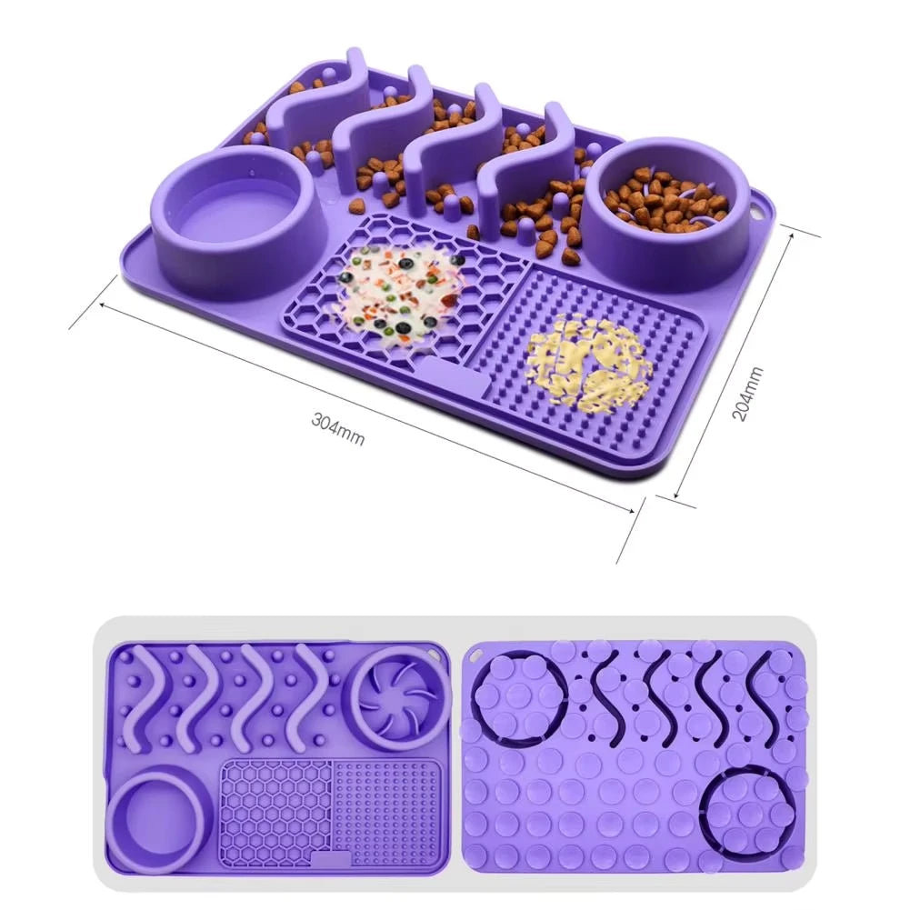Tapis Slow Feeder Apaisant pour Chiens