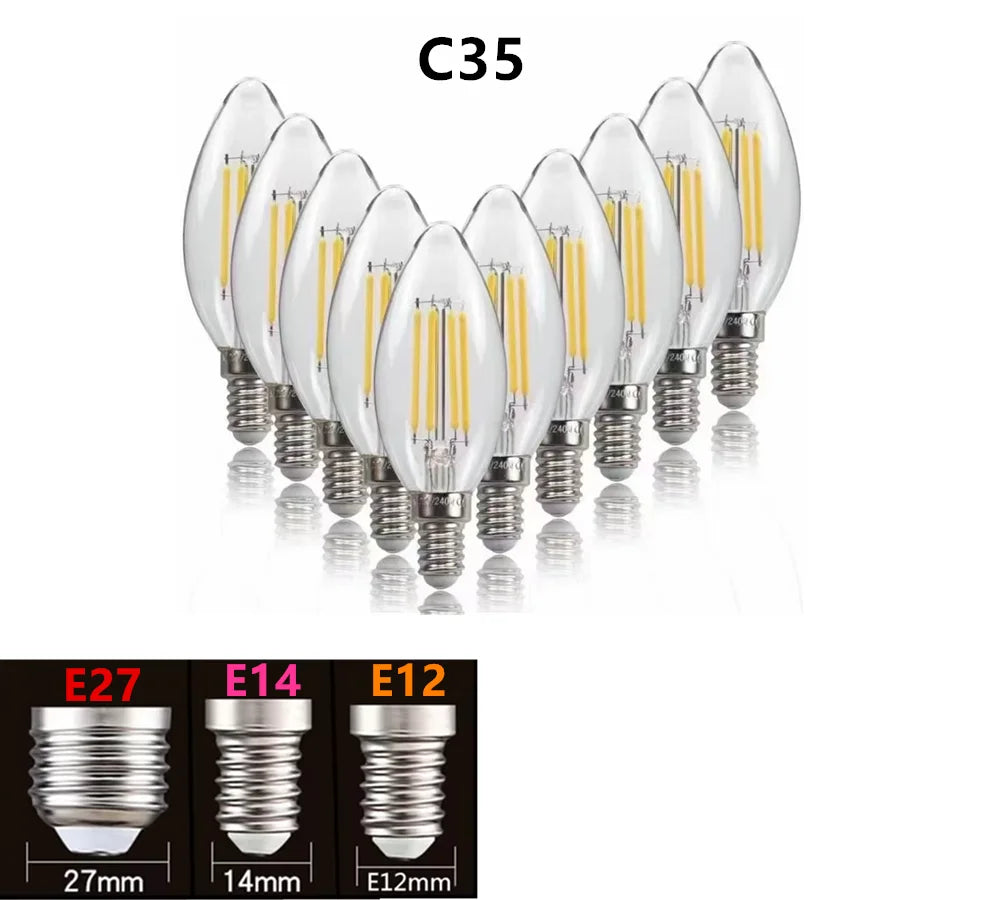 Ampoules LED Filament C35