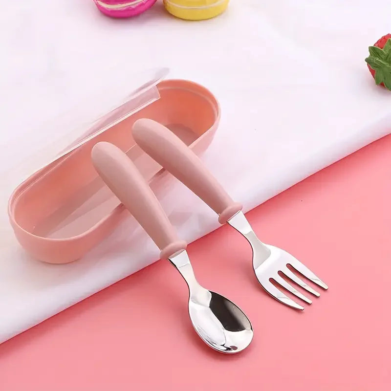 Couverts Bébé Inox Pratiques