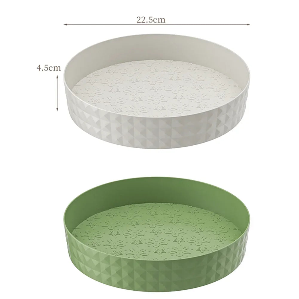 360 Rotating Seasoning Storage Rack Multifunction Pantry Cabinet Turntable for Cosmetics Kitchen Accessories Organizer Tray
