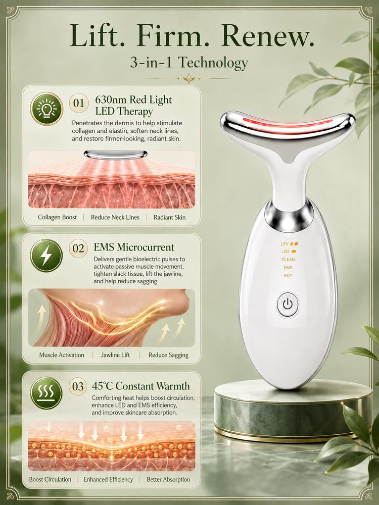 Masseur Visage LED EMS