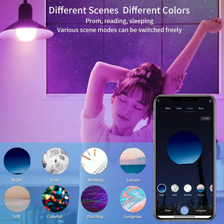 Ampoule LED Intelligente RGB