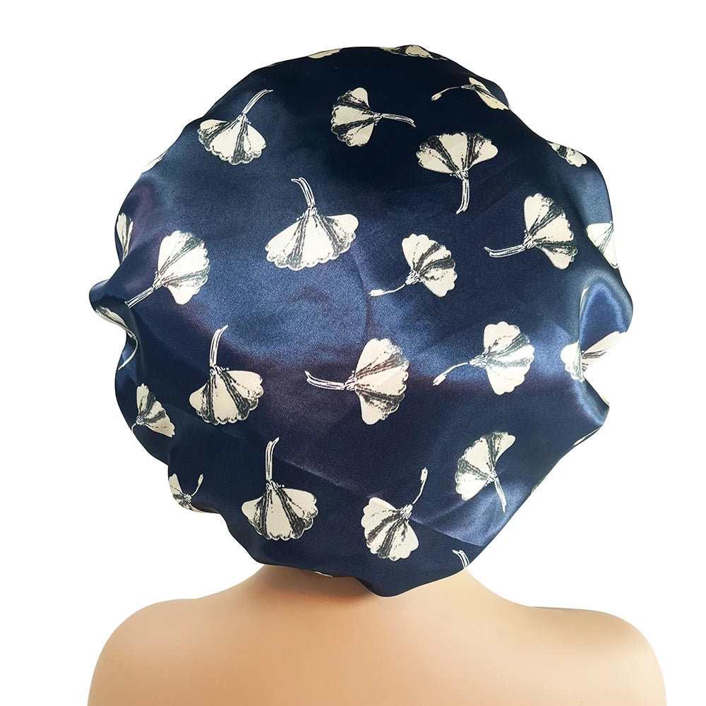 Bonnet Satin Floral XXL