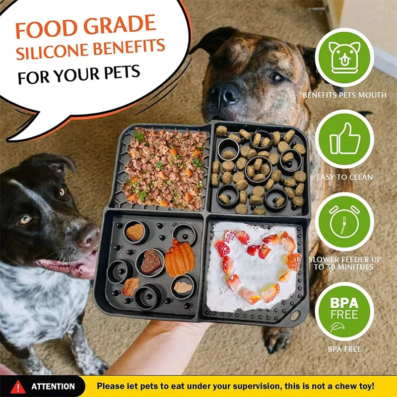 Tapis Slow Feeder Apaisant pour Chiens