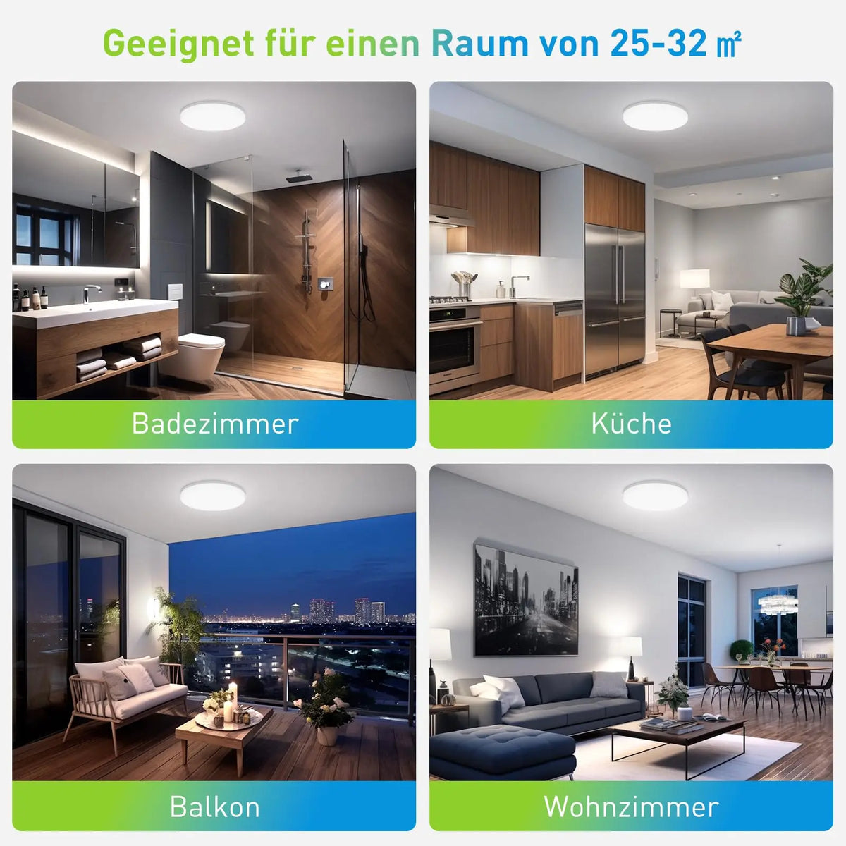 Plafonnier LED Moderne
