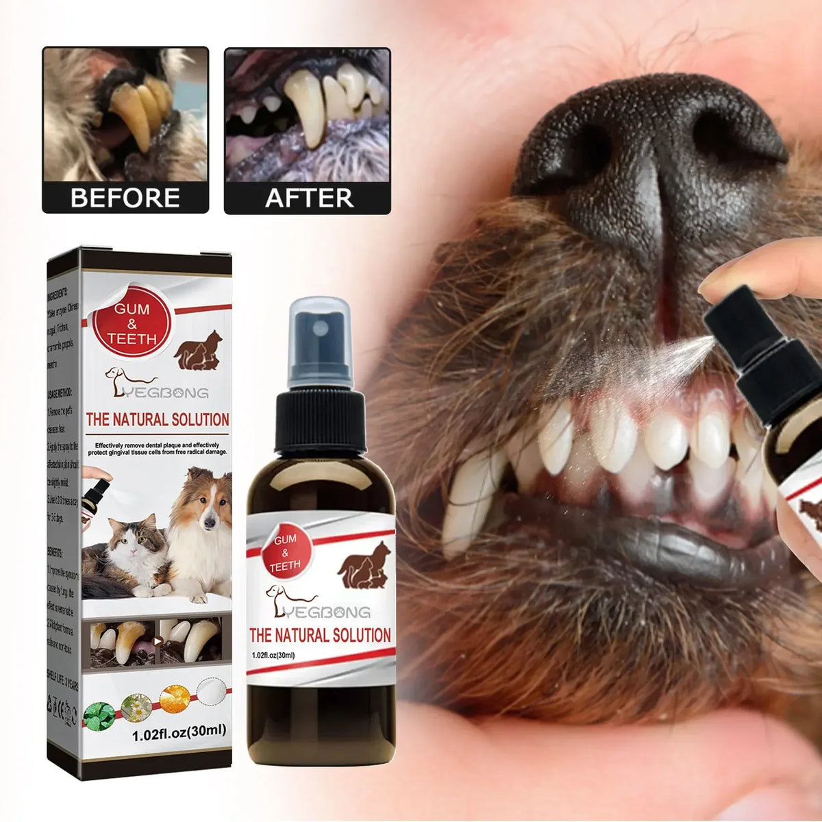 Spray Dentaire Fraîcheur Animaux