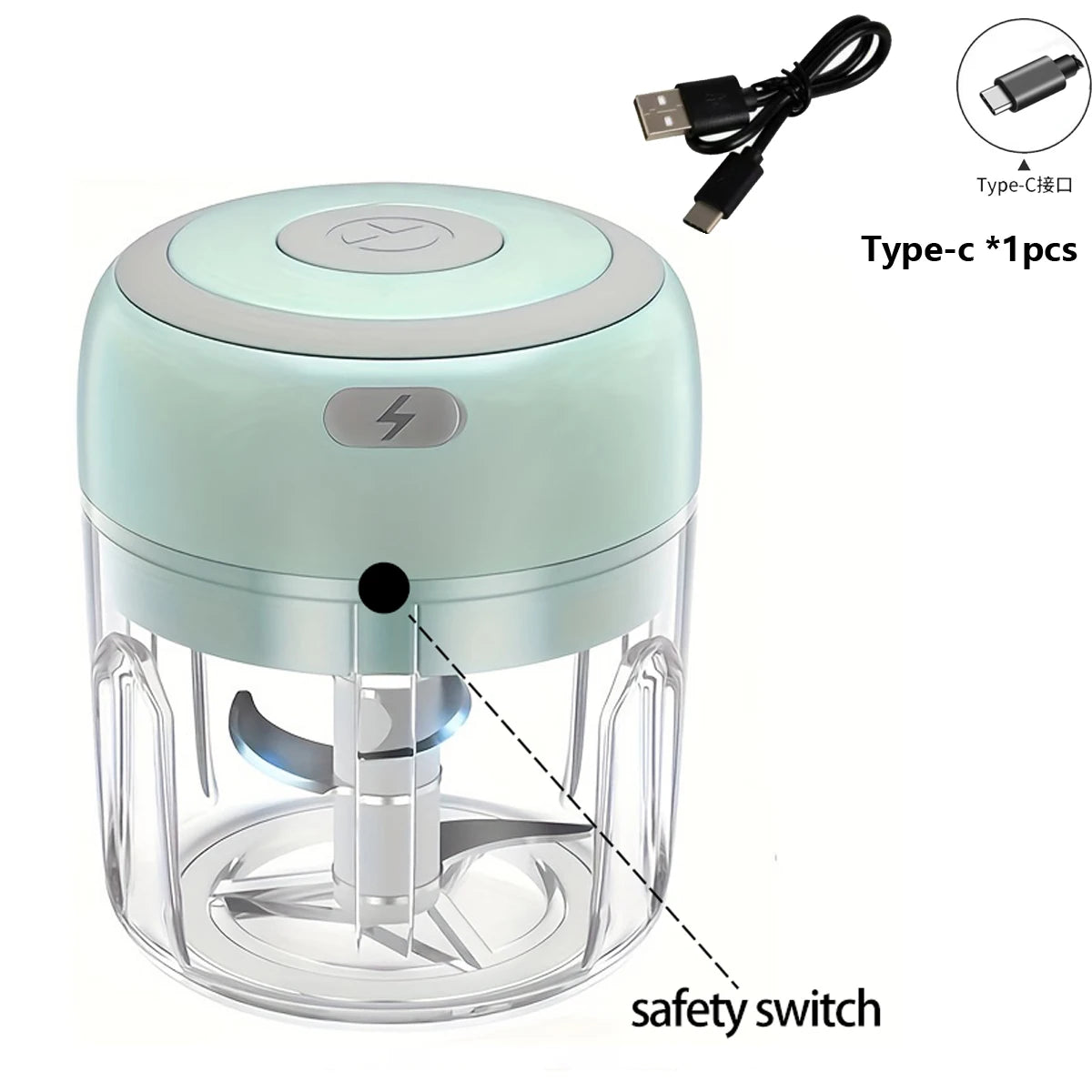 Mini Hachoir Électrique USB