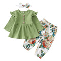 Ensemble Fleurie Bébé Fille