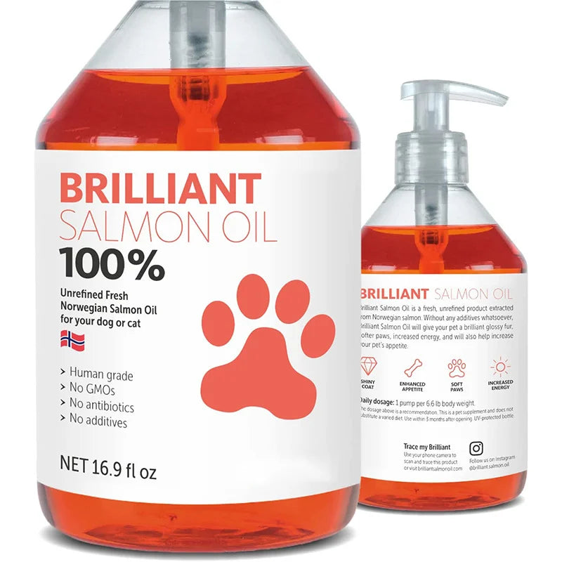Huile De Saumon Pour Animaux