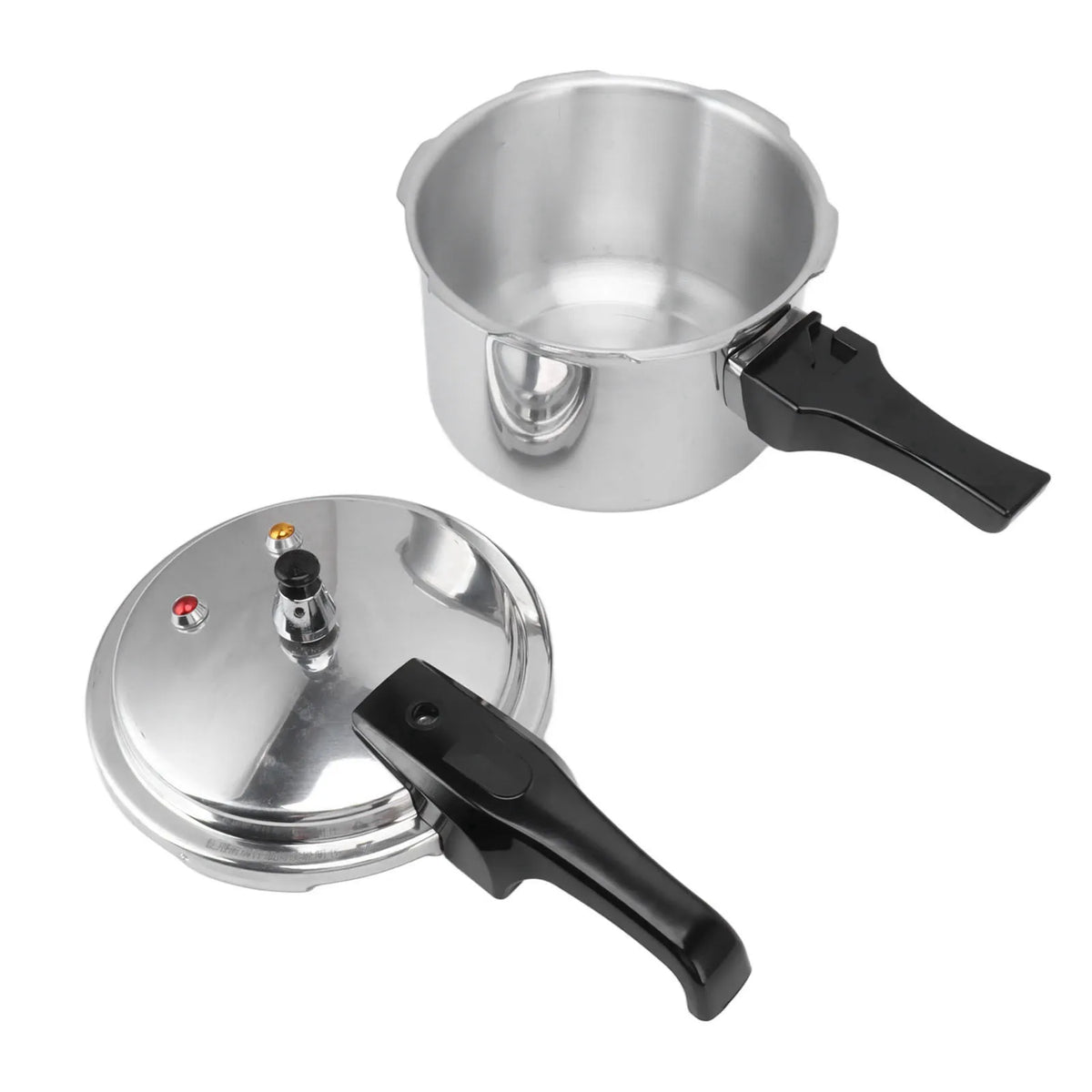 3 Liter Aluminium Alloy Pressure Cooker 18cm Bottom 3L Mini Pressure Cooker for Gas Stove 3L Aluminium Alloy Pressure Cooker