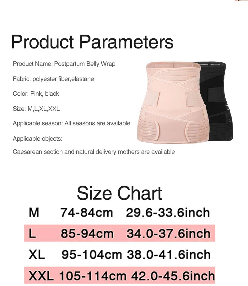 Ceinture Post-Partum 3-en-1