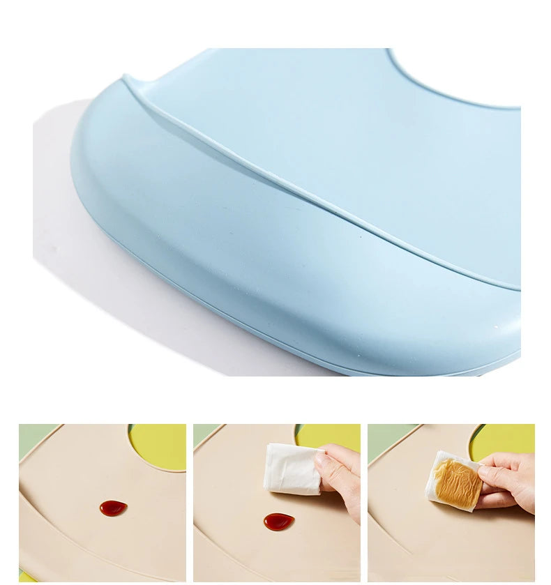 Bavoir Silicone Bébé
