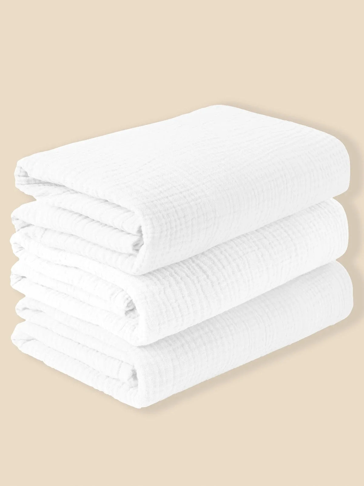 3PCS Muslin Baby Swaddle Blankets Soft Breathable Newborn Swaddle Wrap Baby Receiving Blanket for Boys Girls