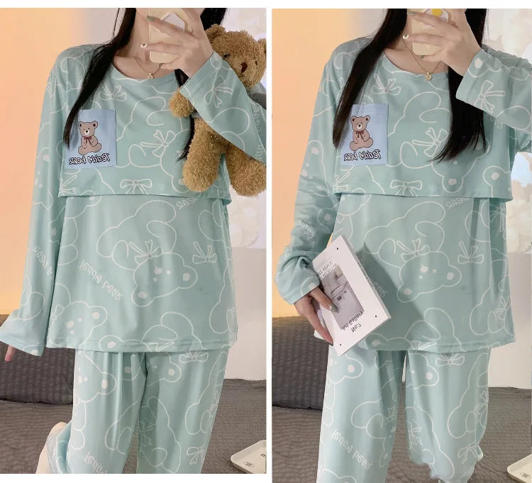 Pyjama Maternité Allaitement Doux